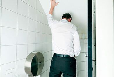 Težave z uriniranjem s prostatitisom